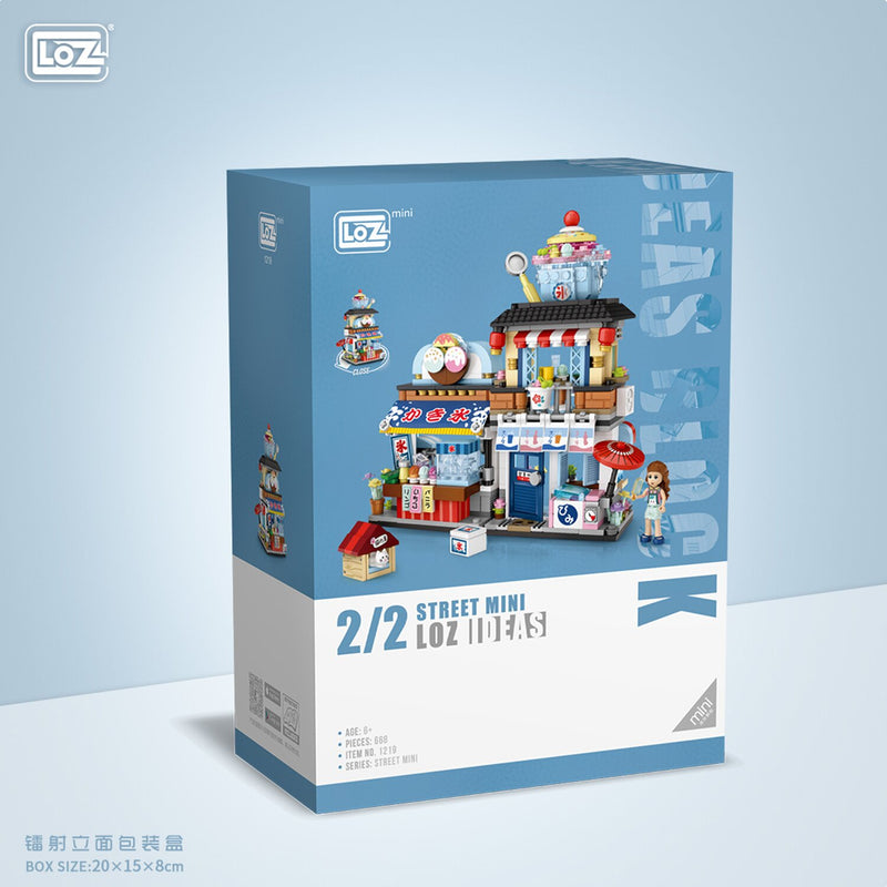 Loz LOZ Mini Blocks - Japanese Shaved Ice Shop  15 x 20 x 8cm
