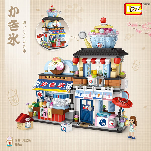 Loz LOZ Mini Blocks - Japanese Shaved Ice Shop  15 x 20 x 8cm