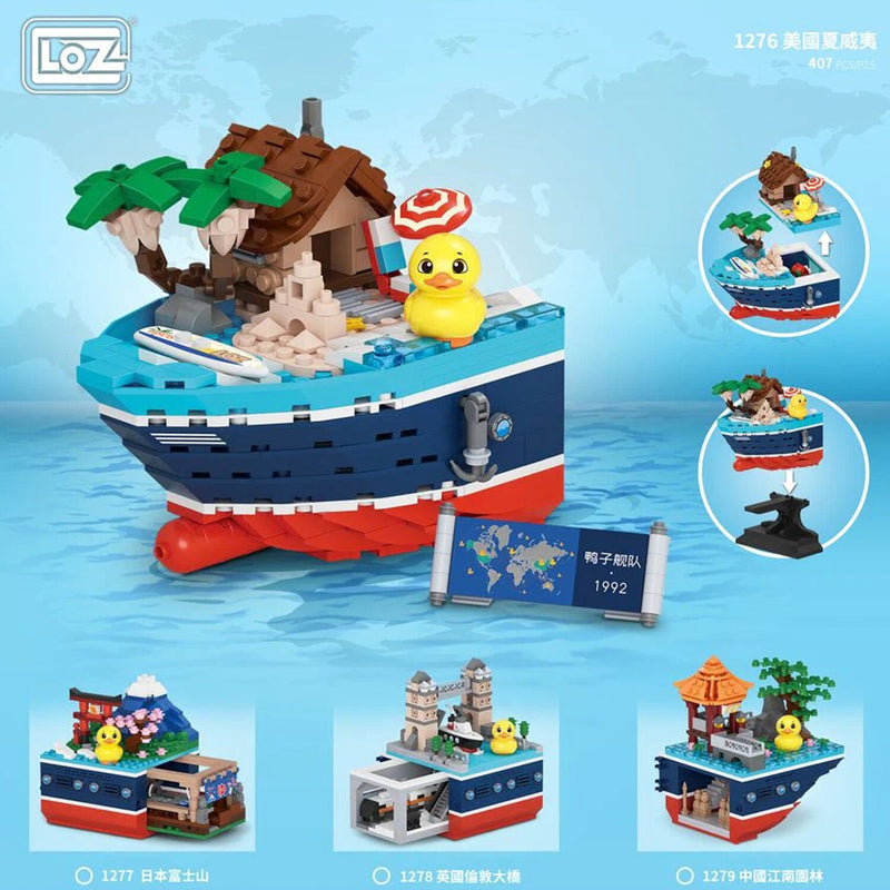 Loz LOZ Duck Fleet Series - Mount Fuji  11 x 11 x 11cm