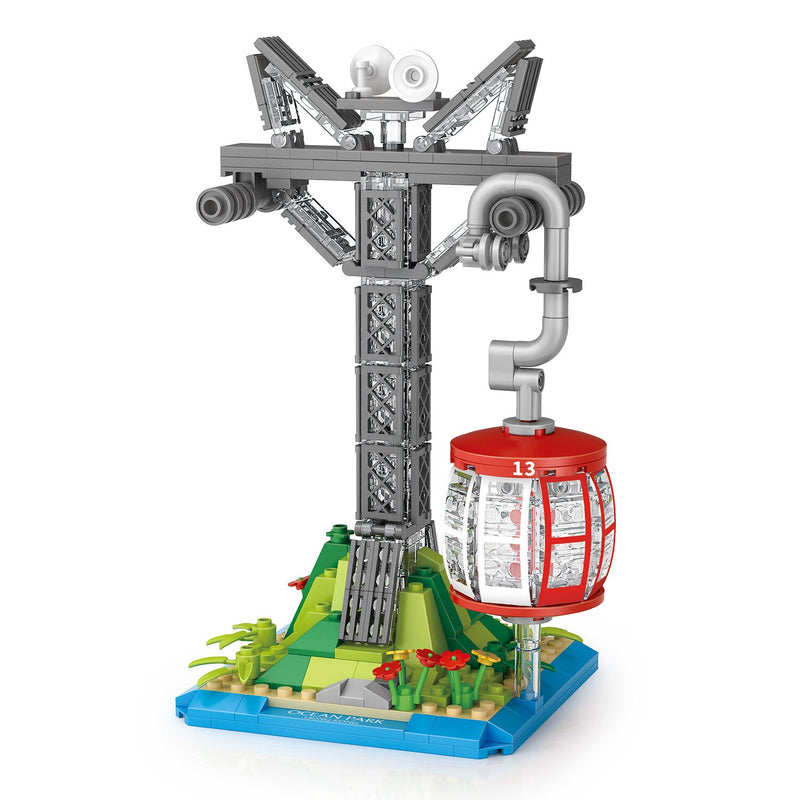 Loz LOZ Creator - Ocean Park Cable Car  20 x 15 x 8cm