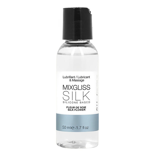 MIXGLISS Silk 2 in 1 Silicone Based Lubricant & Massage - Silk Flower  50ml / 1.7oz