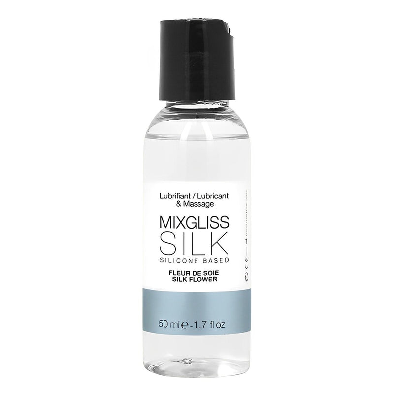 MIXGLISS Silk 2 in 1 Silicone Based Lubricant & Massage - Silk Flower  50ml / 1.7oz