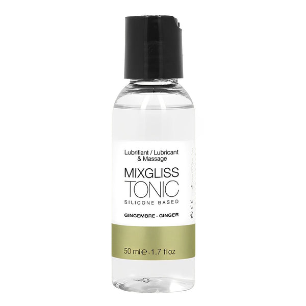 MIXGLISS Tonic 2 in 1 Silicone Based Lubricant & Massage - Ginger  50ml / 1.7oz