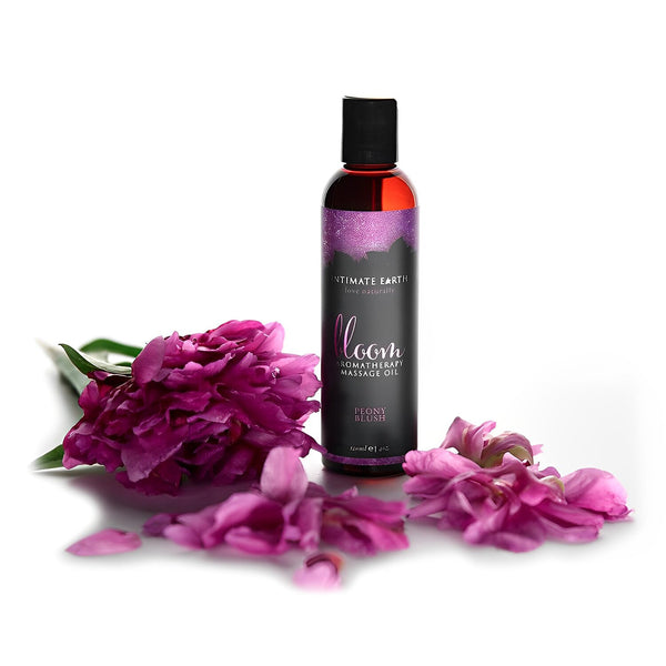 Intimate earth Bloom Massage Oil - Peony Blush  120ml / 4oz