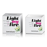 LOVE TO LOVE Light My Fire Sensual Massage Candle - Monoi  80ml / 2.8oz