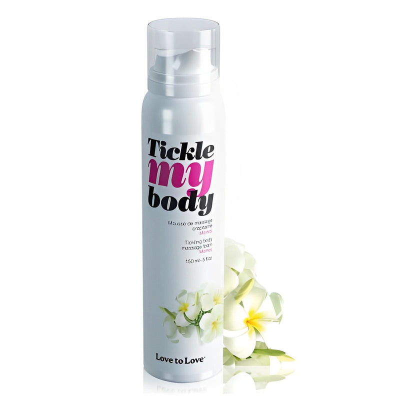 LOVE TO LOVE Tickle My Body Massage Foam - Monoi  150ml / 5oz