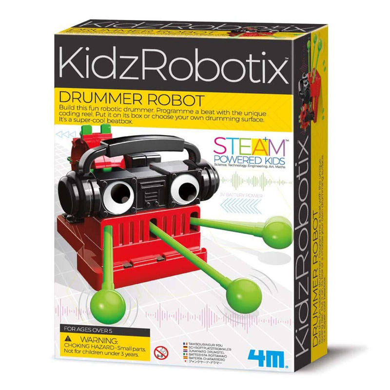 4M KidzRobotix/Drummer Robot  39x17x25mm