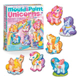 4M Mould & Paint/Glitter Unicorns  32x19x22mm