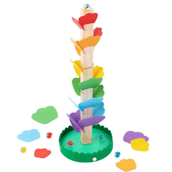 Tooky Toy Co Ball Track Game  14x14x37cm