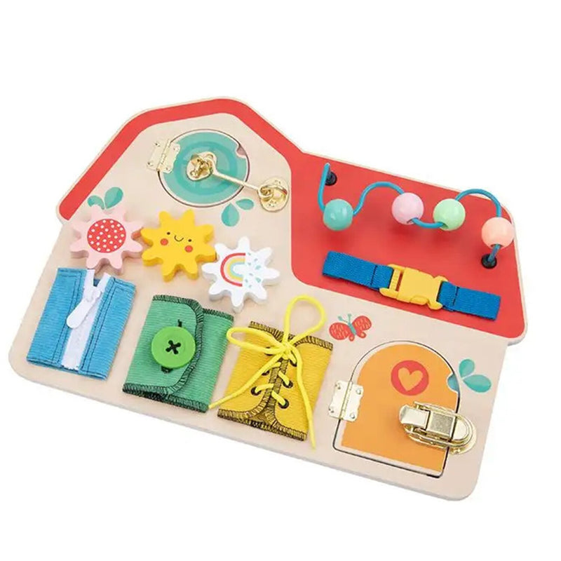 Tooky Toy Co Busy Board  40x30x7cm