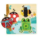 Tooky Toy Co Basic Skills Board  22x22x9cm