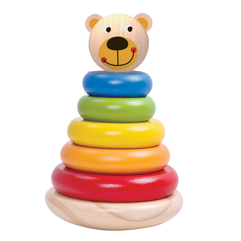 Tooky Toy Co Bear Tower  12x12x19cm