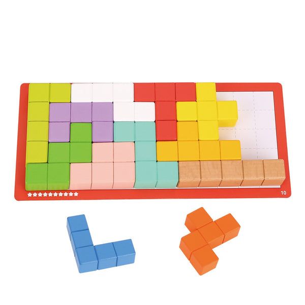 Tooky Toy Co Puzzle Cubes  27x13x2cm