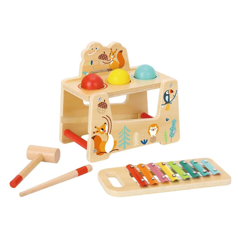 Tooky Toy Co Pound &Tap Bench  22x13x21cm