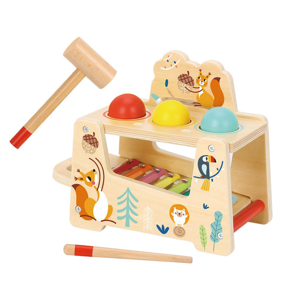 Tooky Toy Co Pound &Tap Bench  22x13x21cm