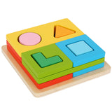 Tooky Toy Co Muti-shape Sorter  14x14x5cm