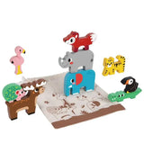 Tooky Toy Co Stacking Animals  21x4x17cm