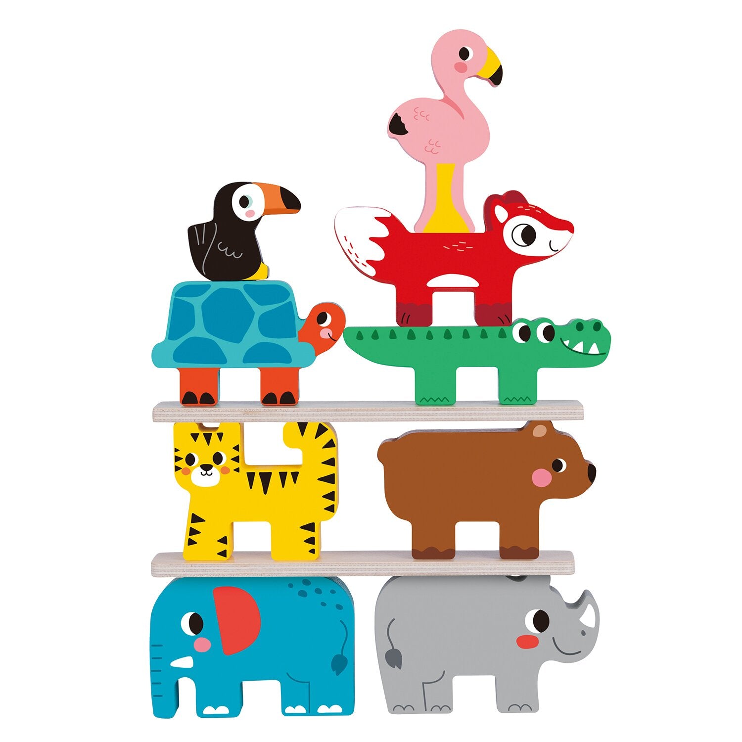 Tooky Toy Co Stacking Animals 21x4x17cm – Fresh Beauty Co.