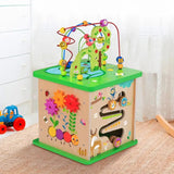 Tooky Toy Co Play Cube Centre - Forest  34x34x59cm