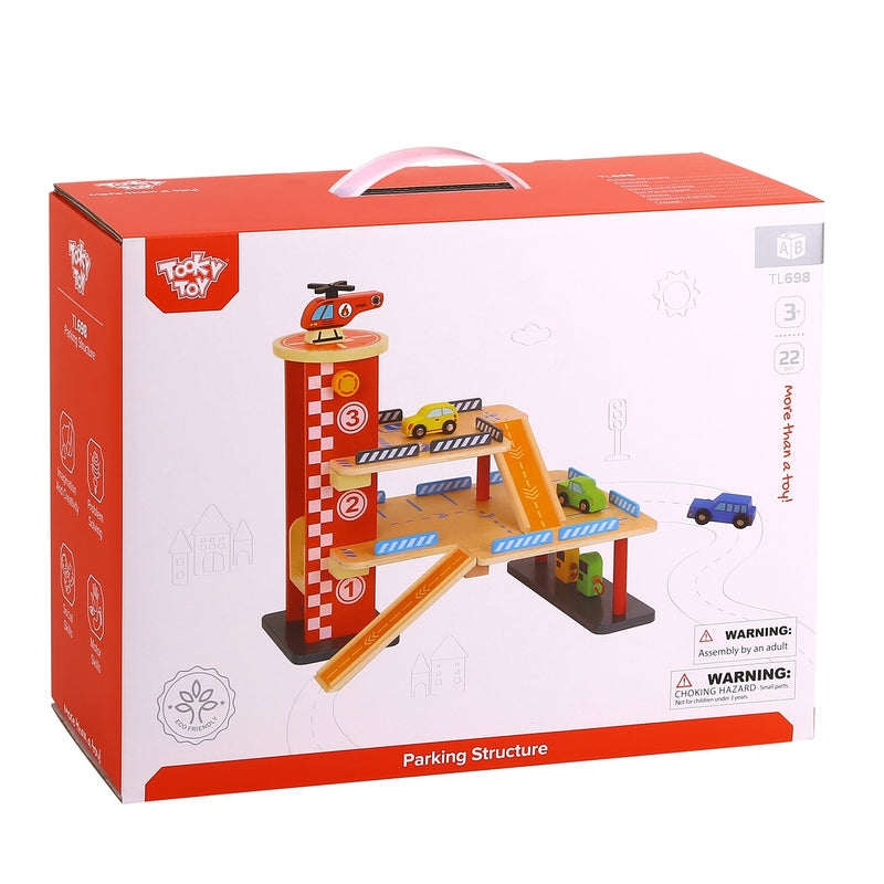 Tooky Toy Co Parking Structure  50x30x37cm