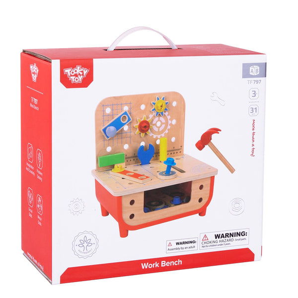 Tooky Toy Co Work Bench  30x22x31cm