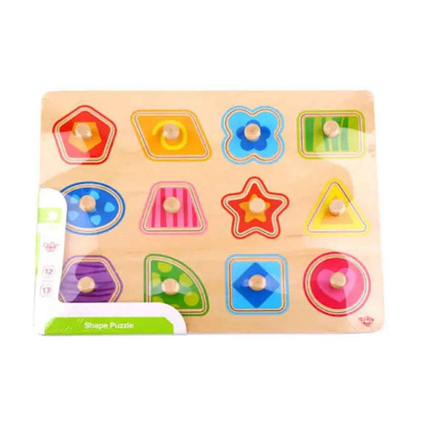 Tooky Toy Co Shape Puzzle  30x23x2cm