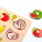 Tooky Toy Co Fruit Puzzle  30x23x2cm