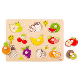 Tooky Toy Co Fruit Puzzle  30x23x2cm