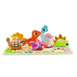 Tooky Toy Co Chunky Puzzle - Dinosaur  30x21x2cm