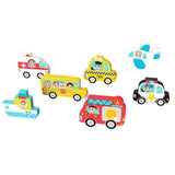 Tooky Toy Co Chunky Puzzle - Transportation  30x21x2cm