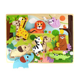 Tooky Toy Co Chunky Puzzle - Animal  30x21x2cm