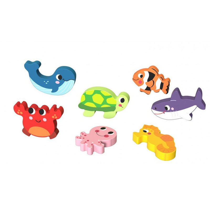 Tooky Toy Co Chunky Puzzle - Marine  30x21x2cm