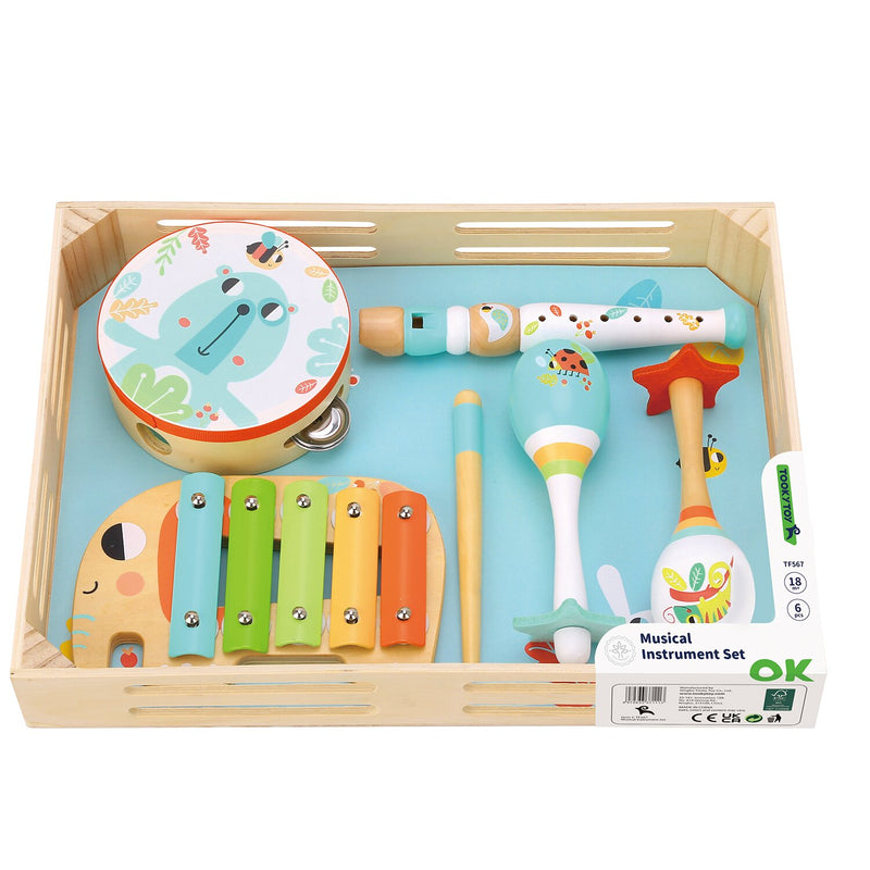 Tooky Toy Co Music Instrument Set  37x29x6cm