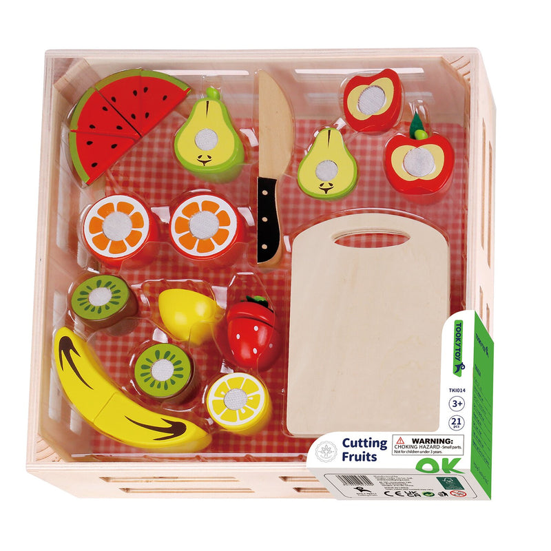 Tooky Toy Co Cutting Fruits  40x35x5cm