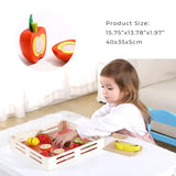 Tooky Toy Co Cutting Fruits  40x35x5cm