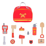 Tooky Toy Co Little Firefighter Play Set  22x16x10cm