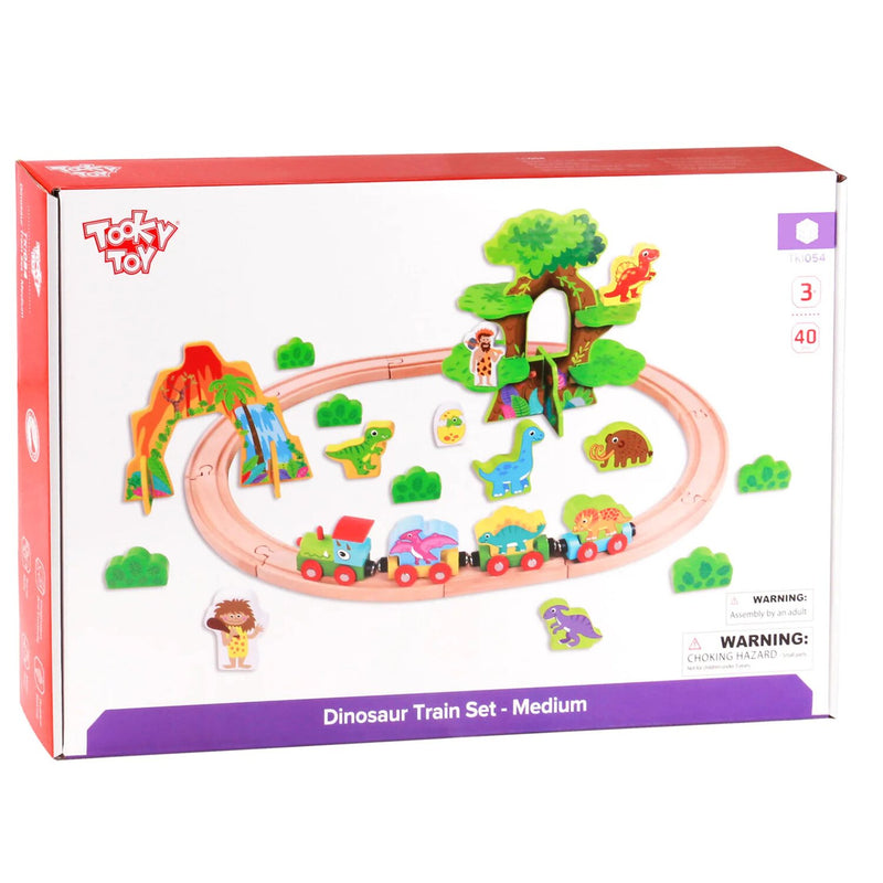 Tooky Toy Co Dinosaur Train Set-Medium  65x50x22cm