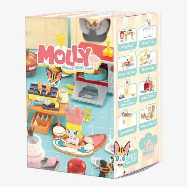 Popmart Molly Cooking Series Prop (Individual Blind Boxes)  8 x 6 x 11cm