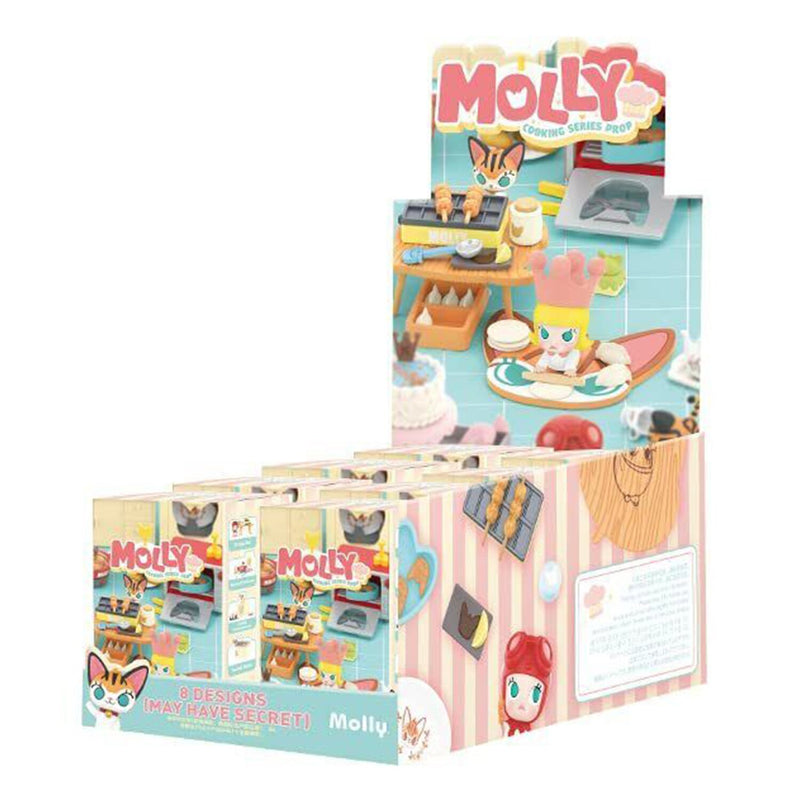 Popmart Molly Cooking Series Prop (Individual Blind Boxes)  8 x 6 x 11cm