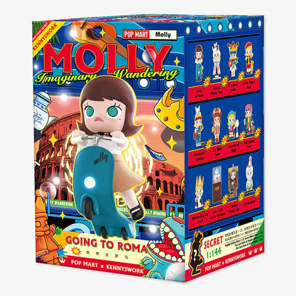 Popmart MOLLY Imaginary Wandering Series (Individual Blind Boxes)  8 x 6 x 11cm