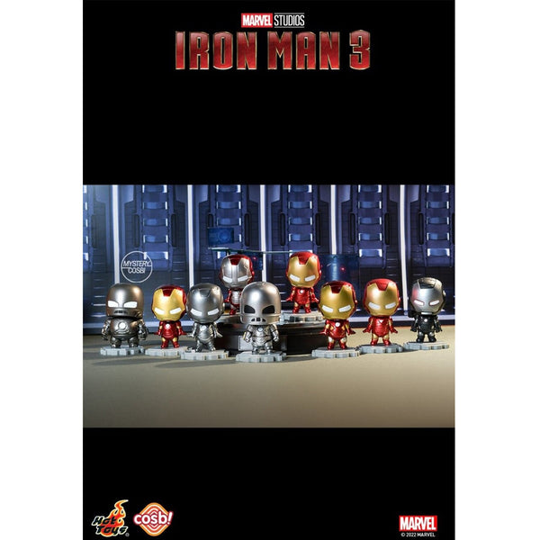 Hot Toy Iron Man 3 - Iron Man Cosbi Bobble-Head Collection (Individual Blind Boxes)  6 x 6 x 10cm
