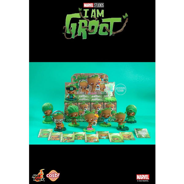 Hot Toy I Am Groot - I Am Groot Cosbi Bobble-Head Collection (Case of 8 Blind Boxes)  29x22x12cm