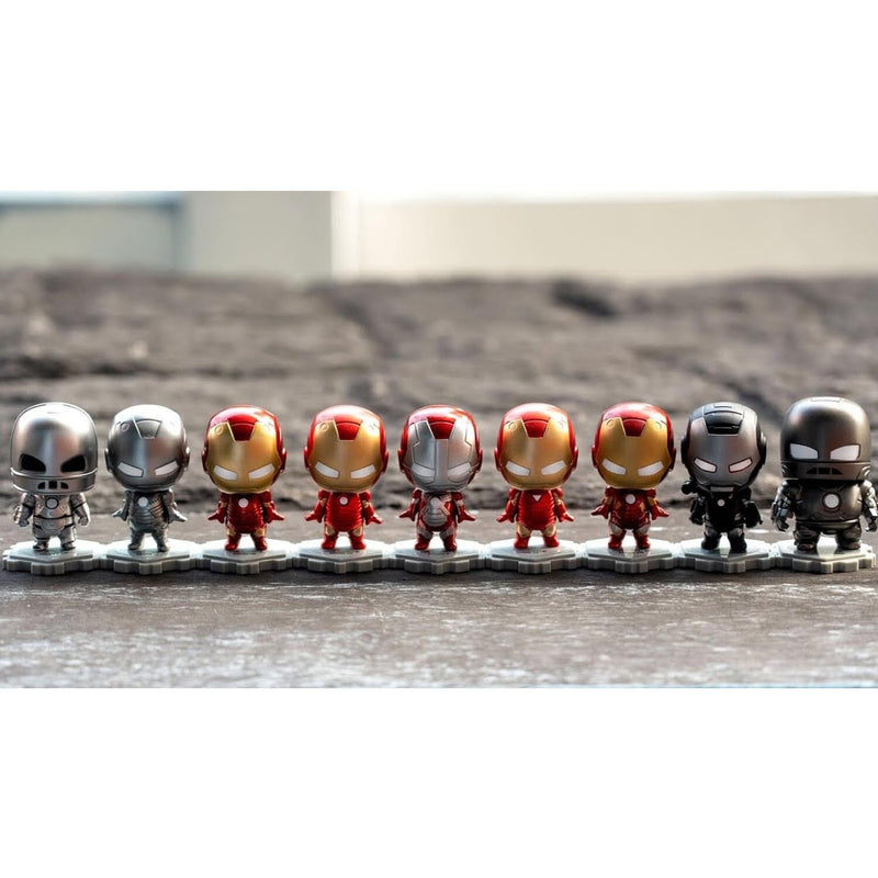 Hot Toy Iron Man 3 - Iron Man Cosbi Bobble-Head Collection (Case of 8 Blind Boxes)  29x22x12cm