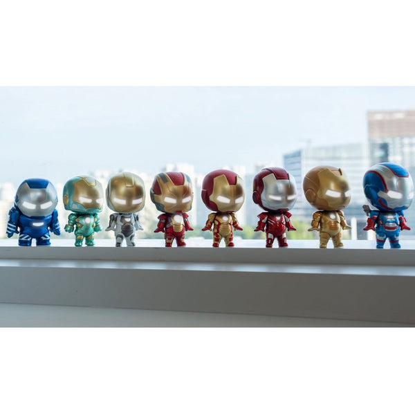 Hot Toy Iron Man ? Iron Man Cosbi Bobble-Head Collection (Series 2)(Case of 8 Blind Boxes)  29x22x12cm