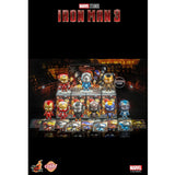 Hot Toy Iron Man 3 - Iron Man Cosbi Bobble-Head Collection (Series 3) (Case of 8 Blind Boxes)  29x22x12cm