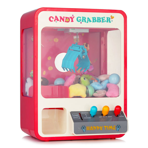 Hobbiesntoys Mini Claw Machine Crane Game - Red  11x9.x14in