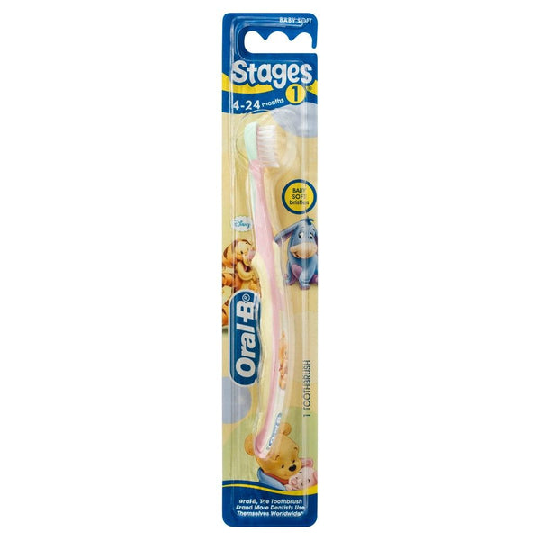 Oral B Kids Toothbrush Stages 4-24 Month 1 Pack