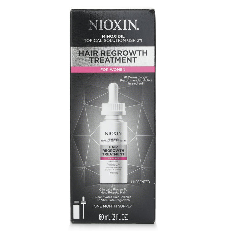 Nioxin Hair Regrowth Treatment 2% Minoxidil For Women 30 Day  60ml/2oz