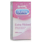 Durex Extra Ribbed Condoms 10pcs  10pcs/box