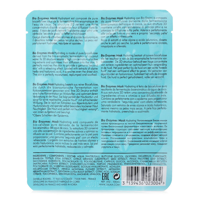 Talika Bio Enzymes Hydrating Mask  20g/0.7oz